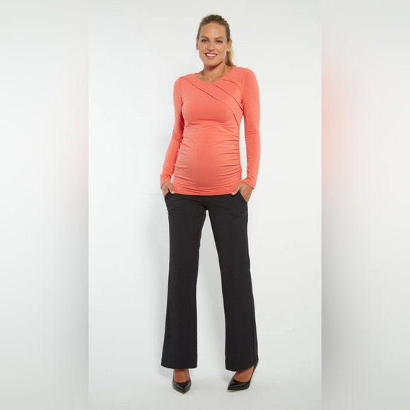 NWT Hannan Maternity Pant Color Gray/Black Size Small - Picture 5 of 15